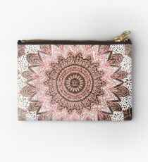 BOHOCHIC MANDALA IN CORAL Studio Pouch