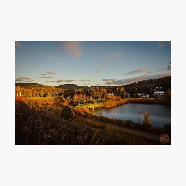 Fall Sunset in Quebec Photographic Print