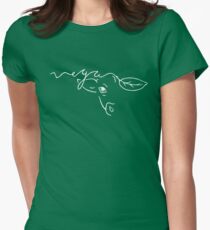 The Cute Vegan v2 Women's Fitted T-Shirt