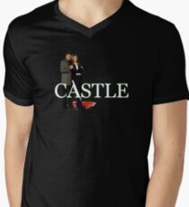 Castle and Beckett Men's V-Neck T-Shirt