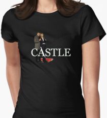 Castle and Beckett Women's Fitted T-Shirt