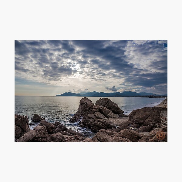 Misty Horizons French Riviera Photographic Print