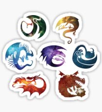 Dragon Classes - Galaxy Sticker
