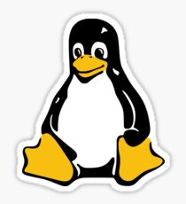 Tux, the official mascot of the Linux Kernel Sticker