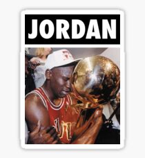 Michael Jordan (Championship Trophy) Sticker