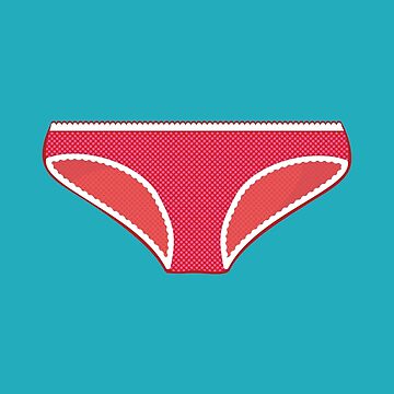 Ladies Knickers Womens Underwear Sticker for Sale by hixonhouse