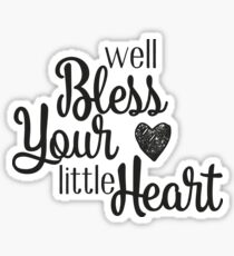 Bless Your Little Hear Sticker