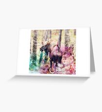 Bull Moose Greeting Card