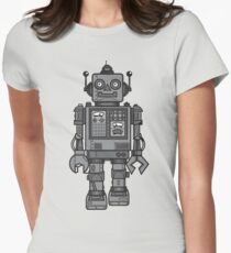 Vintage Robot Women's Fitted T-Shirt