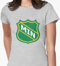 Minnesota Old School Crest Women's Fitted T-Shirt