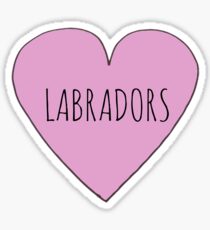LABRADOR LOVE Sticker