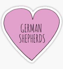 GERMAN SHEPHERD LOVE Sticker
