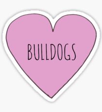BULLDOG LOVE Sticker