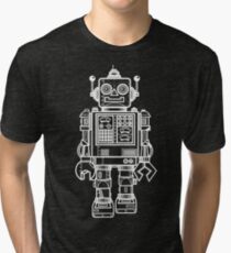 Vintage Toy Robot V2 Tri-blend T-Shirt