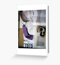 can't get it straight Greeting Card