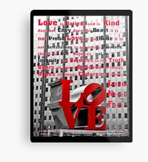 Loves Meaning Metal Print