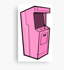 Arcade, Pink Canvas Print