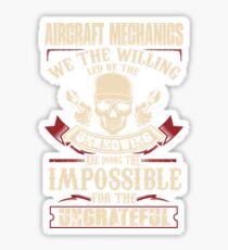 aircraft mechanic Car Mechanic T Shirts aircraft mechanic Auto Mechani Sticker