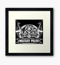 military police dog military police officers military police corps mil Framed Print