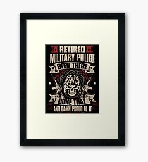 military police dog military police girlfriend military police insigni Framed Print