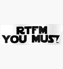 RTFM you must Poster
