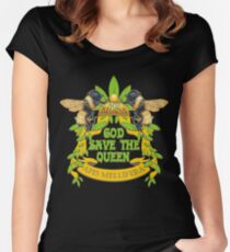 God Save the Queen Women's Fitted Scoop T-Shirt