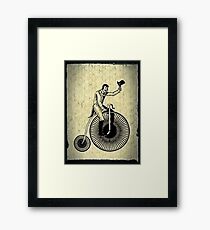 penny-farthing Framed Print