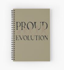 Proud Evolution Man Spiral Notebook