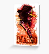 Django Unchained Greeting Card