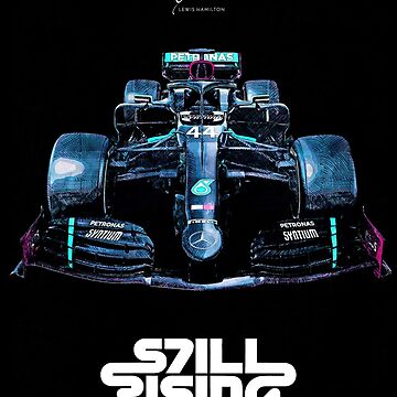 Lewis Hamilton's 7 World Championship Cars Till 2020 F1 Grand Prix Wall Art  Poster Illustration 