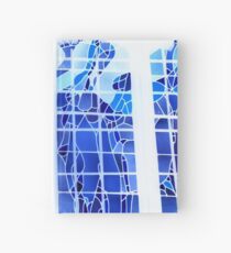 Cuaderno de tapa dura Blue Ice Stained Glass