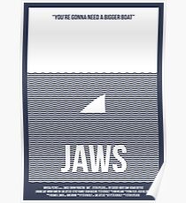 Jaws film poster Poster