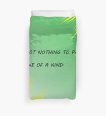 Young Justice Artemis quote Duvet Cover