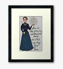 Marie Curie Framed Print