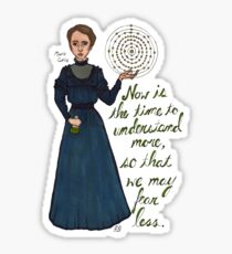 Marie Curie Sticker