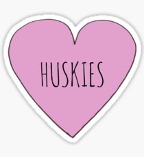 Husky Love Sticker
