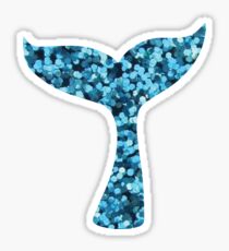 Mermaid Tail Glitter Sticker