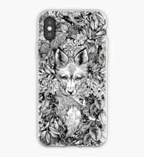 Hiding fox iPhone Case