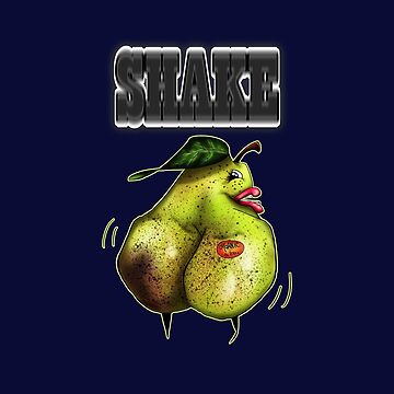 Cartoon Big Booty Pear: shake Sticker for Sale by iduzarts