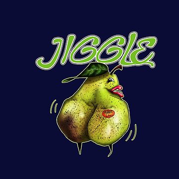 Cartoon Big Booty Pear: Jiggle your Wiggle Leggings for Sale by iduzarts