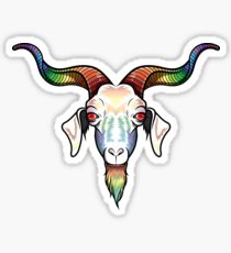 Rainbow Goat Sticker