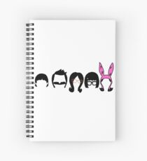 Bobs Burgers Belcher Line Up Spiral Notebook