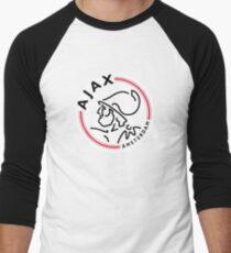 ajax amsterdam logo Men's Baseball ¾ T-Shirt