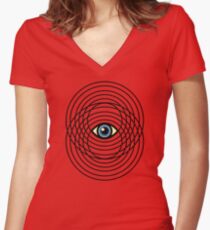 Hypnotic Women's Fitted V-Neck T-Shirt