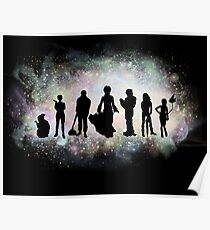 The Endless Silhouettes - Colorful Cosmos Poster