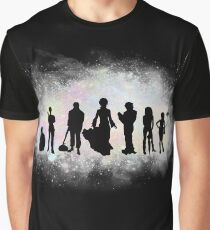 Die endlosen Schattenbilder - bunter Kosmos Grafik T-Shirt