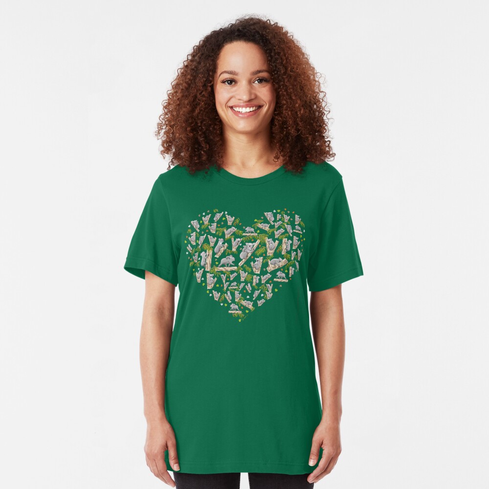Koala Heart Slim Fit T-Shirt