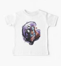 Romantic Jack Skellington and Sally Baby T-Shirt