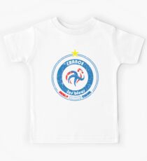 World Cup Football 7/8 - Team France (distressed) Kids Tee