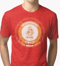 World Cup Football - Team Netherlands (distressed) Tri-blend T-Shirt